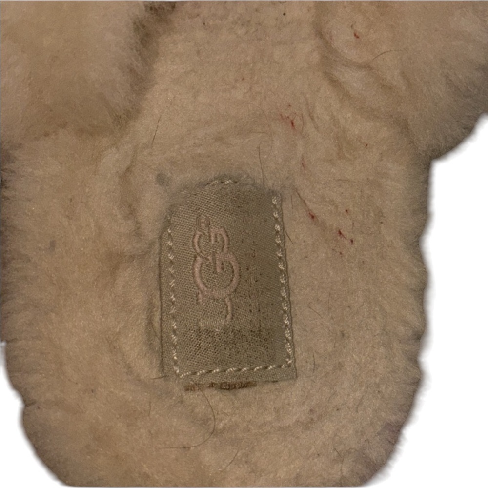 UGG pink plaid flannel slippers size 10 - Picture 6 of 8